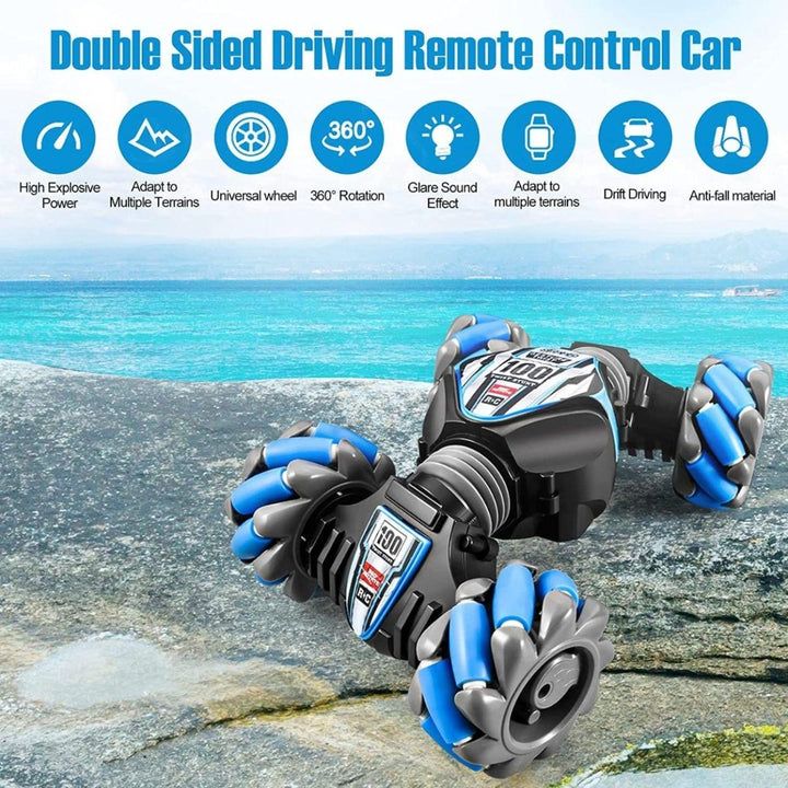 Kidst RC Stunt Car Gesture Sensing Remote Control & Drifting Stunts RC Car 4WD - Babies Mart Australia