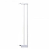 Toddly GuardMate Baby Safety Gate white adjustable extension panel for secure child and pet safety.