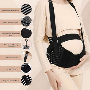 Toddly BellyCare Belly Bands Maternity Belt Pregnancy Support With Straps - Babies Mart Australia