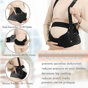 Toddly BellyCare Belly Bands Maternity Belt Pregnancy Support With Straps - Babies Mart Australia
