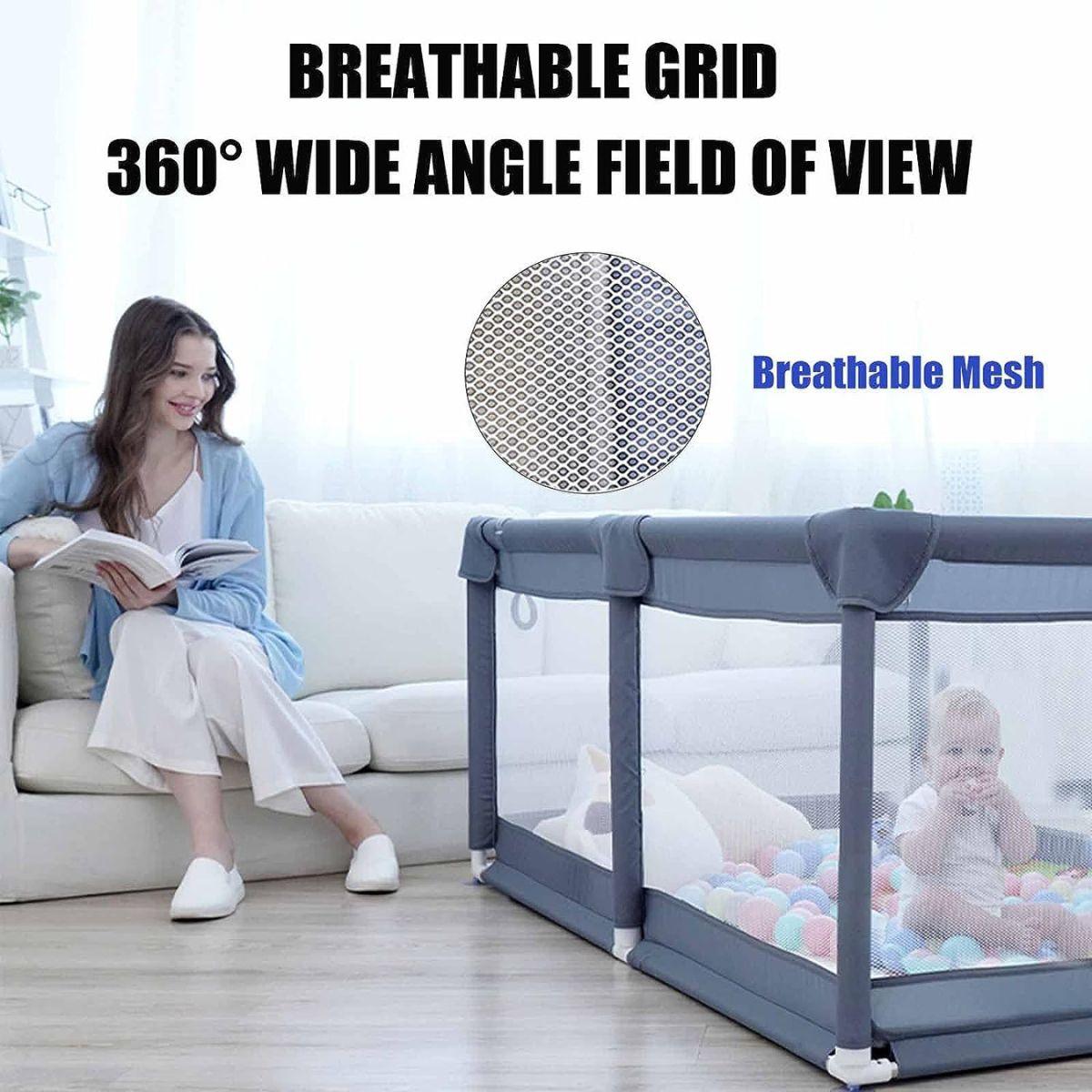 Toddly Explorer Max Baby Play Pen Safe, Stylish & Spacious for Your Child 