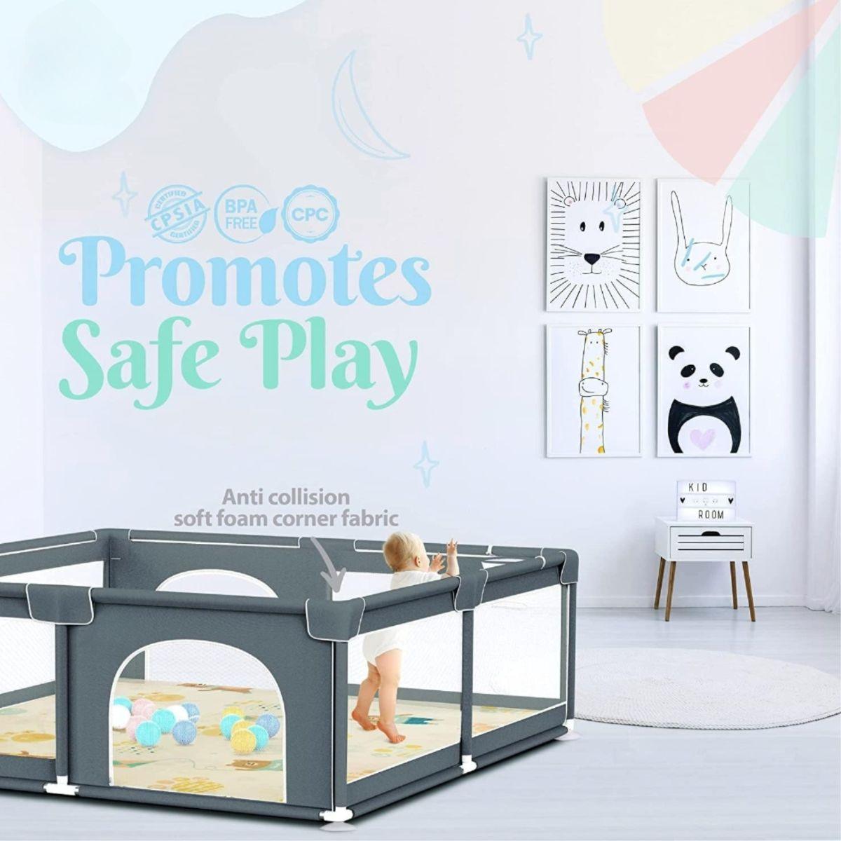 Toddly Explorer Max Baby Play Pen Safe