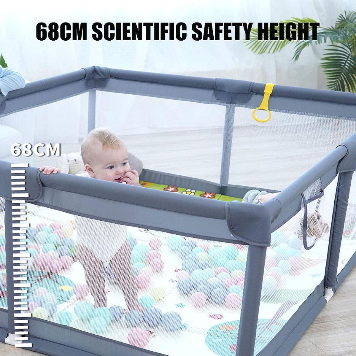 Toddly   Baby Play Pen Safe, Stylish & Spacious  