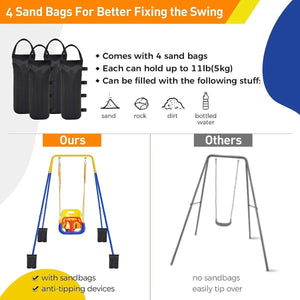 Toddly JoySwing 2-in-1 Toddler Swing Set