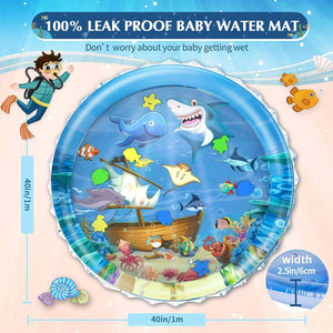 Toddly SplashJourney XL Inflatable Tummy Time Water Mat Sensory Mat for Baby - Babies Mart Australia