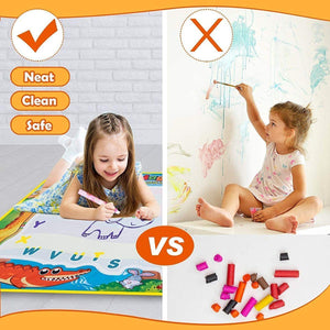 Kidst. Educational Coloring Aqua Magic Water Doodler Play Mat for Kids - Babies Mart Australia