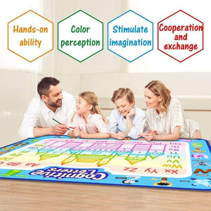 Kidst. Educational Coloring Aqua Magic Water Doodler Play Mat for Kids - Babies Mart Australia