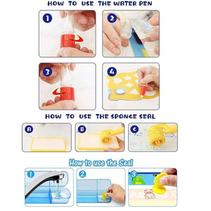 Kidst. Educational Coloring Aqua Magic Water Doodler Play Mat for Kids - Babies Mart Australia